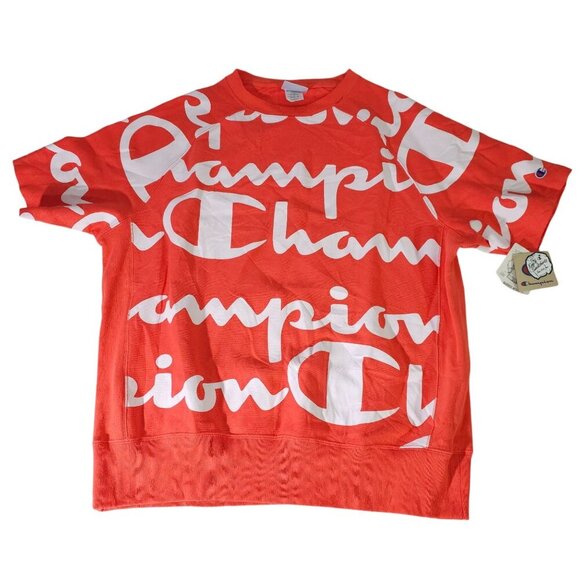 Champion Reverse Weave Crewneck Sweatshirt XL Papaya Heavyweight Cotton - Picture 1 of 9